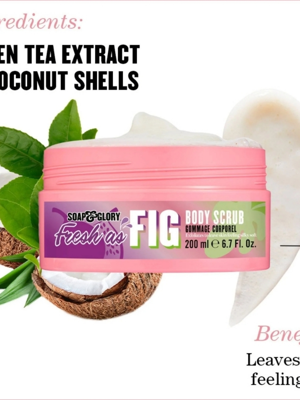 Soap & Glory Fresh As Fig Limited Edition Set (Scrub & Lotion) - Picture 8 of 13